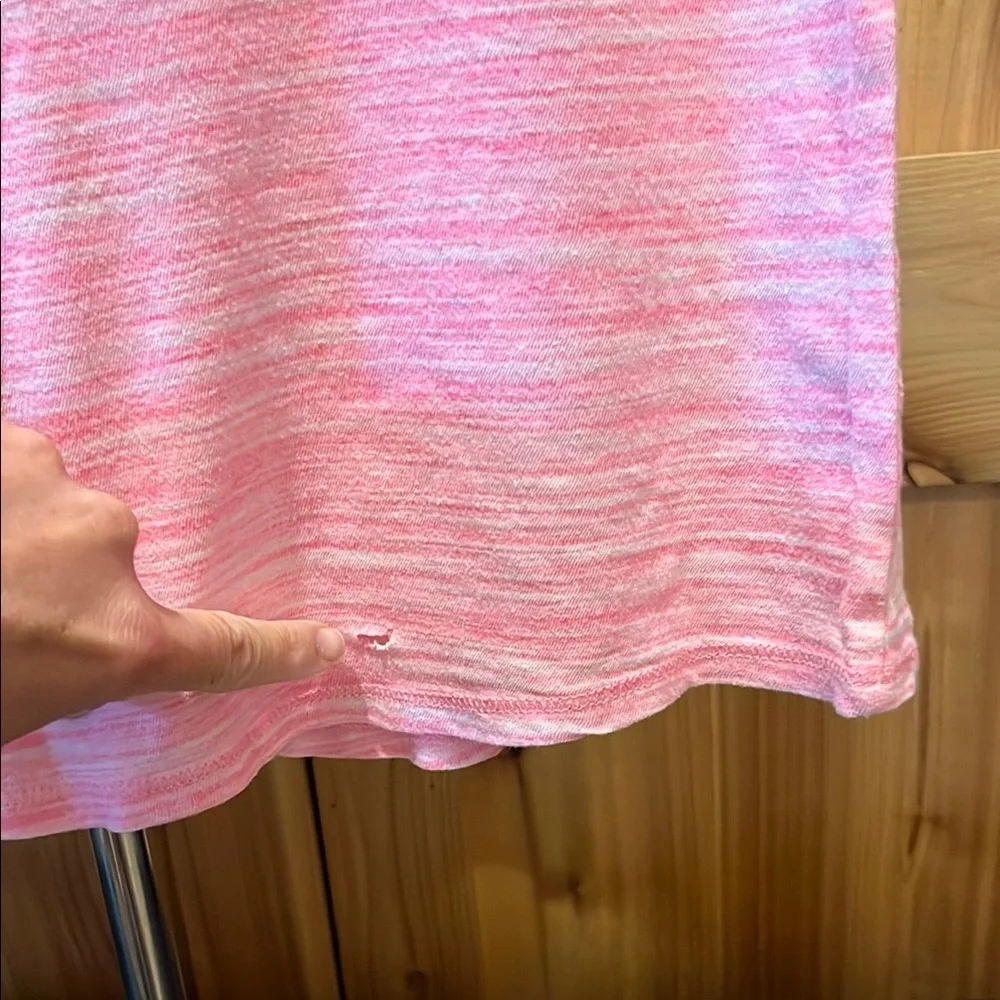 Justice Light Pink V-Neck Short Sleeve Tee